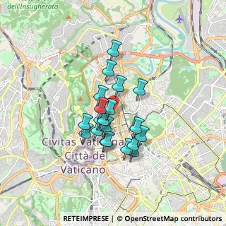 Mappa Via Marcello Prestinari, 00195 Roma RM, Italia (1.34)