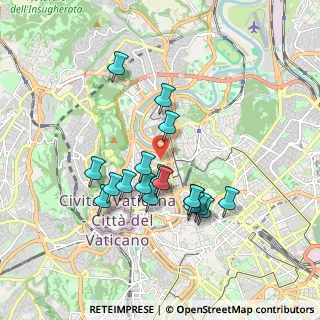 Mappa Via Marcello Prestinari, 00195 Roma RM, Italia (1.69944)