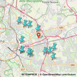 Mappa Via Licoride, 00155 Roma RM, Italia (4.56615)