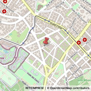 Mappa Via Giovanni Battista Martini,  6, 00198 Roma, Roma (Lazio)