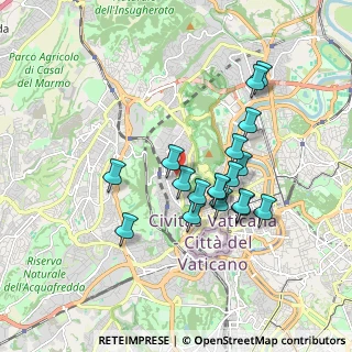 Mappa Via Mario Romagnoli, 00136 Roma RM, Italia (1.68333)