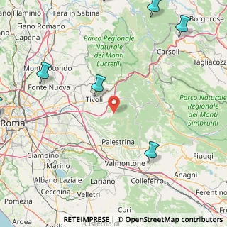 Mappa Via Giolitti, 00010 San Gregorio Da Sassola RM, Italia (37.9525)