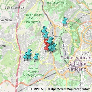 Mappa Via Napoleone Orsini, 00168 Roma RM, Italia (1.29923)