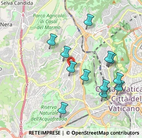 Mappa Via Napoleone Orsini, 00168 Roma RM, Italia (2.01833)