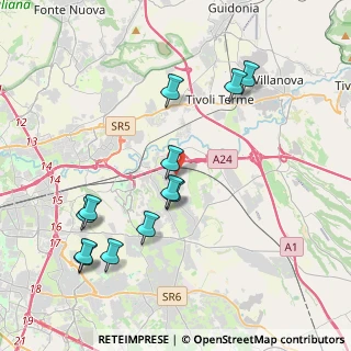 Mappa Via Tortoreto, 00132 Roma RM, Italia (4.45917)