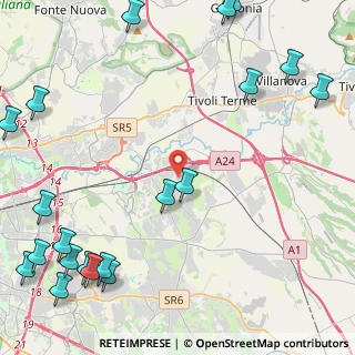 Mappa Via Tortoreto, 00132 Roma RM, Italia (7.233)