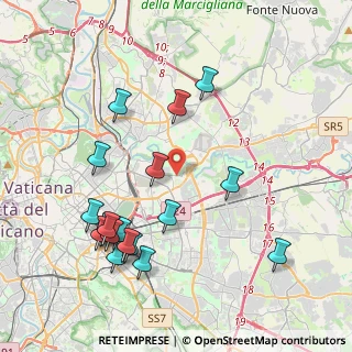 Mappa Via Castel Boverano, 00158 Roma RM, Italia (4.69111)