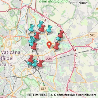 Mappa Via Castel Boverano, 00158 Roma RM, Italia (3.42063)