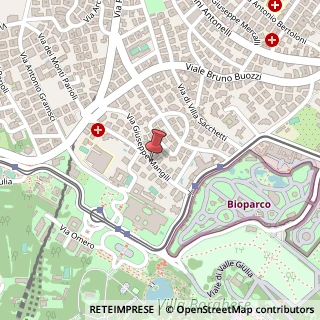 Mappa Via Giuseppe Mangili,  20, 00197 Roma, Roma (Lazio)