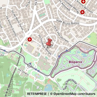Mappa Via Giuseppe Mangili, 20, 00197 Roma, Roma (Lazio)