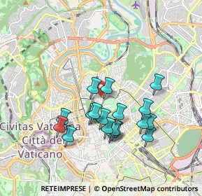 Mappa Via Carlo Linneo, 00197 Roma RM, Italia (1.72722)