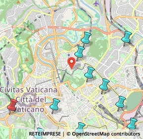 Mappa Via Carlo Linneo, 00197 Roma RM, Italia (3.08917)