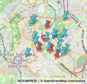 Mappa Via Carlo Linneo, 00197 Roma RM, Italia (1.51)