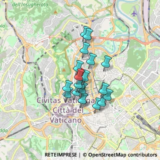 Mappa Via Asiago, 00195 Roma RM, Italia (1.31)