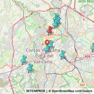 Mappa Via Asiago, 00195 Roma RM, Italia (4.20727)