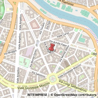Mappa Via Montello, 30, 00195 Roma, Roma (Lazio)