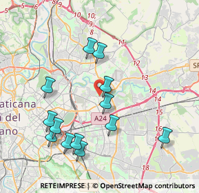 Mappa Via Castel Paterno, 00158 Roma RM, Italia (4.27231)