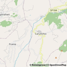 Mappa Carunchio