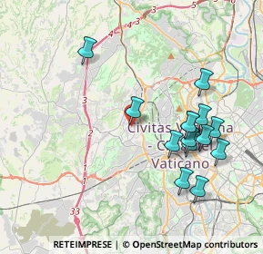 Mappa Via Colle dei Pini, 00167 Roma RM, Italia (4.16643)