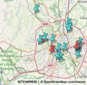 Mappa Via Colle dei Pini, 00167 Roma RM, Italia (8.711)