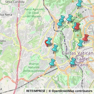 Mappa Via Colle dei Pini, 00167 Roma RM, Italia (2.595)