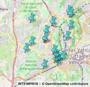 Mappa Via Colle dei Pini, 00167 Roma RM, Italia (1.94882)