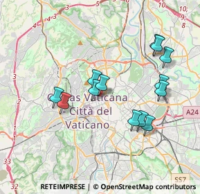 Mappa Via Federico Confalonieri, 00195 Roma RM, Italia (3.73385)