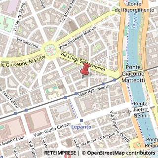 Mappa Via Federico Confalonieri, 5, 00195 Roma, Roma (Lazio)