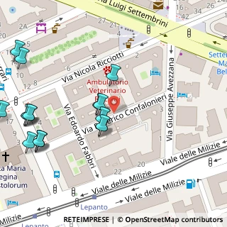 Mappa Via Federico Confalonieri, 00195 Roma RM, Italia (0.06471)