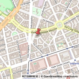Mappa Via Antonio Baiamonti, 4, 00195 Roma, Roma (Lazio)