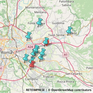 Mappa Via Sant' Elena Sannita, 00132 Roma RM, Italia (7.345)