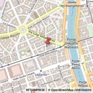 Mappa Via Giuseppe Avezzana, 6, 00195 Roma, Roma (Lazio)