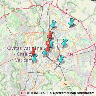 Mappa Via Nomentana, 00183 Roma RM, Italia (2.94917)