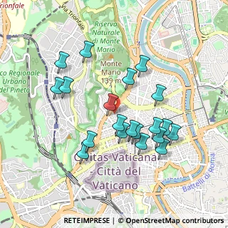 Mappa Via Nazario Sauro, 00195 Roma RM, Italia (0.9225)