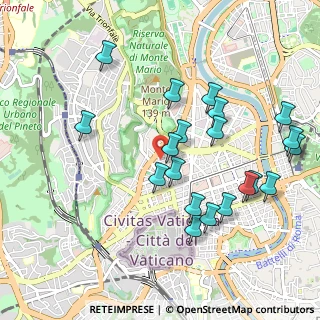 Mappa Via Nazario Sauro, 00195 Roma RM, Italia (1.086)