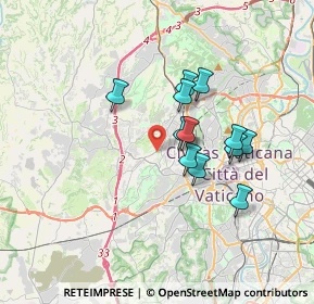 Mappa Via Dolcedo, 00168 Roma RM, Italia (2.99667)