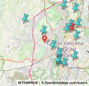 Mappa Via Dolcedo, 00168 Roma RM, Italia (5.00333)