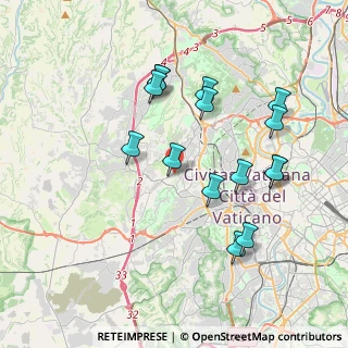 Mappa Via Dolcedo, 00168 Roma RM, Italia (3.99933)