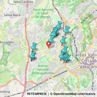 Mappa Via Dolcedo, 00168 Roma RM, Italia (1.51733)