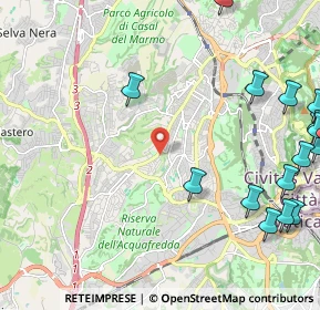 Mappa Via Dolcedo, 00168 Roma RM, Italia (3.487)