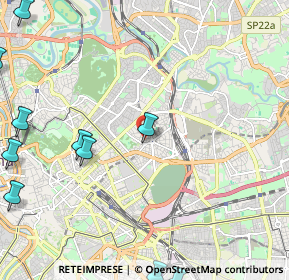 Mappa Via Antonio Gallonio, 00161 Roma RM, Italia (3.615)