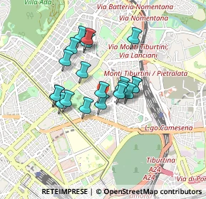 Mappa Via Antonio Gallonio, 00161 Roma RM, Italia (0.7085)