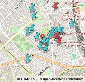 Mappa Via Antonio Gallonio, 00161 Roma RM, Italia (0.379)