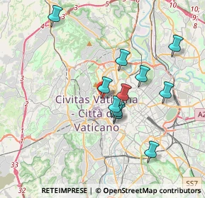 Mappa Via Giunio Bazzoni, 00195 Roma RM, Italia (3.45182)