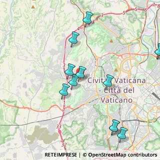 Mappa Via Felice Lazzarino, 00168 Roma RM, Italia (5.03667)