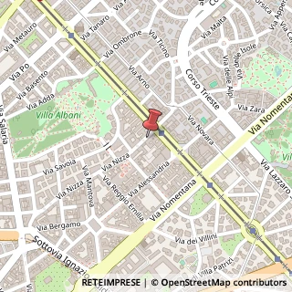 Mappa Via Nizza, 154, 00198 Roma, Roma (Lazio)