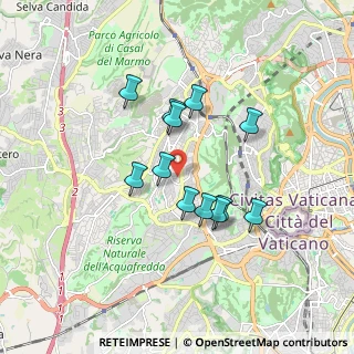 Mappa Via Mattia Battistini, 00167 Roma RM, Italia (1.5)