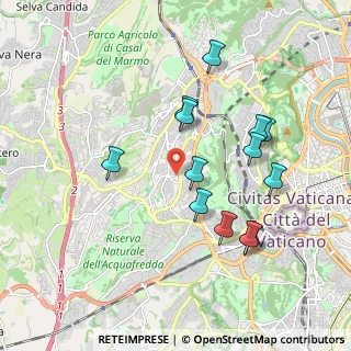 Mappa Via Mattia Battistini, 00167 Roma RM, Italia (1.92923)