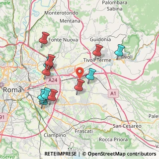 Mappa Via Ripabottoni, 00132 Roma RM, Italia (8.04583)