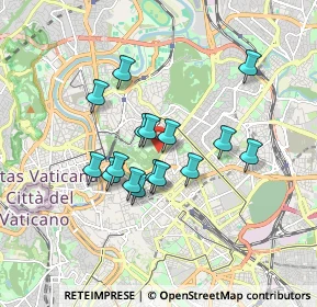 Mappa Viale dell'Uccelliera, 00197 Roma RM, Italia (1.4525)